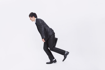 歩くビジネスマン