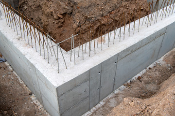 Baustelle, Fundament