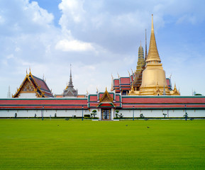 Wat phra kaew with grand palace, Bangkok, Thailand