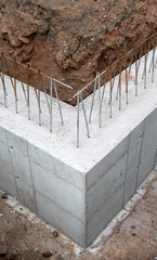 Baustelle, Fundament