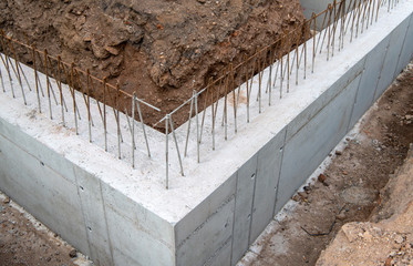 Baustelle, Fundament