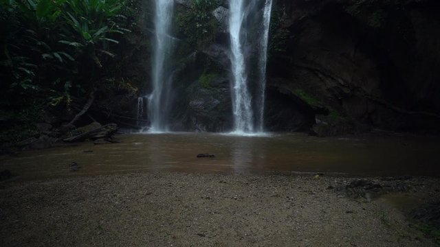 Waterfall in nature travel mok fah waterfall