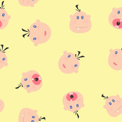 Vector children's seamless pattern.