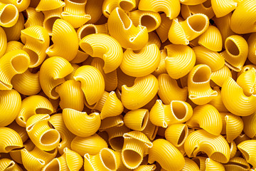 Italian pasta Pipe regate abstract backdrop. Traditional food.