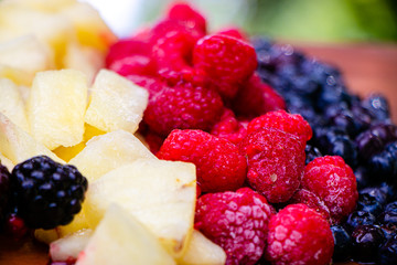 Pedazos frescos de furta picada