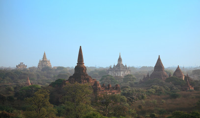 Fototapeta na wymiar Bagan Landscape, Myanmar