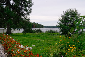 landscape design on the territory of the monastery