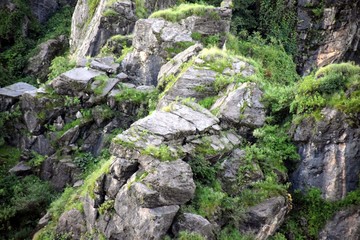 Fototapeta na wymiar Beautiful picture of rock mountain