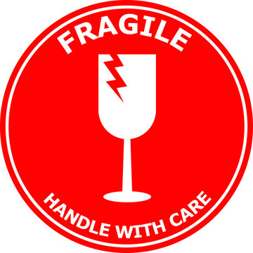 Fragile Shipping Logo