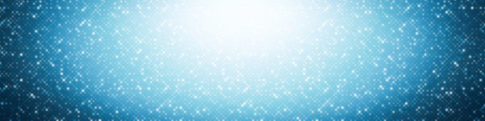 Abstract illustration with small squares and pixels.