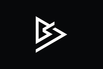 Minimal Innovative Initial SD logo and DS logo. Letter SD DS creative elegant Monogram. Premium Business logo icon. White color on black background