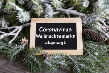 Weihnachtsmarkt abgesagt