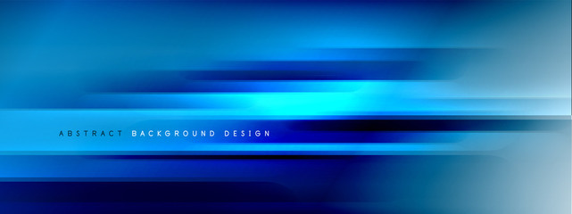 Motion concept neon shiny lines on liquid color gradients abstract backgrounds. Dynamic shadows and lights templates for text