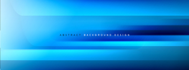 Obraz premium Motion concept neon shiny lines on liquid color gradients abstract backgrounds. Dynamic shadows and lights templates for text