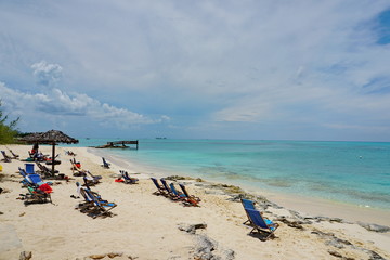 Fototapeta na wymiar Beach resort in the bahamas