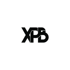 xpb letter original monogram logo design