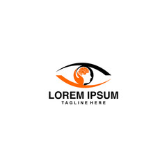 Eye Brain Icon Logo Design Element
