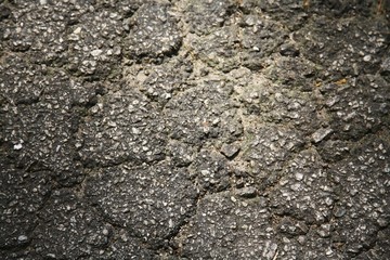 Naklejka premium Rough road