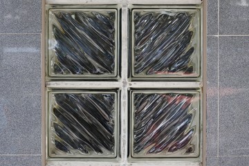 Glass cube window