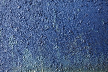 Blue painted wall