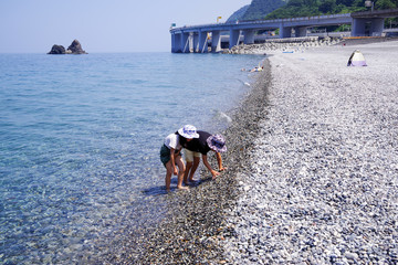 新潟県のヒスイ海岸