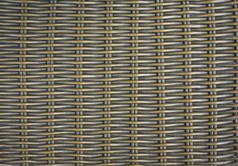 Close-up of wicker chair