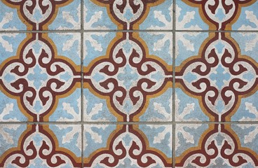 Tiled wall