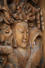 Fototapeta na wymiar Wooden carving