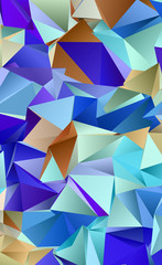 Abstract Low-Poly background. triangulated texture. Design 3d. Polygonal geometrical pattern. Triangular modern style