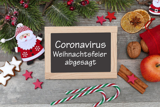 Coronavirus Weihnachtsfeier abgesagt