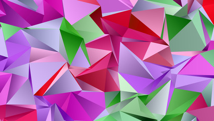 Abstract Low-Poly background. triangulated texture. Design 3d. Polygonal geometrical pattern. Triangular modern style