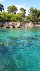 Obraz premium Sainte Marguerite island, Lerins islands, South of France