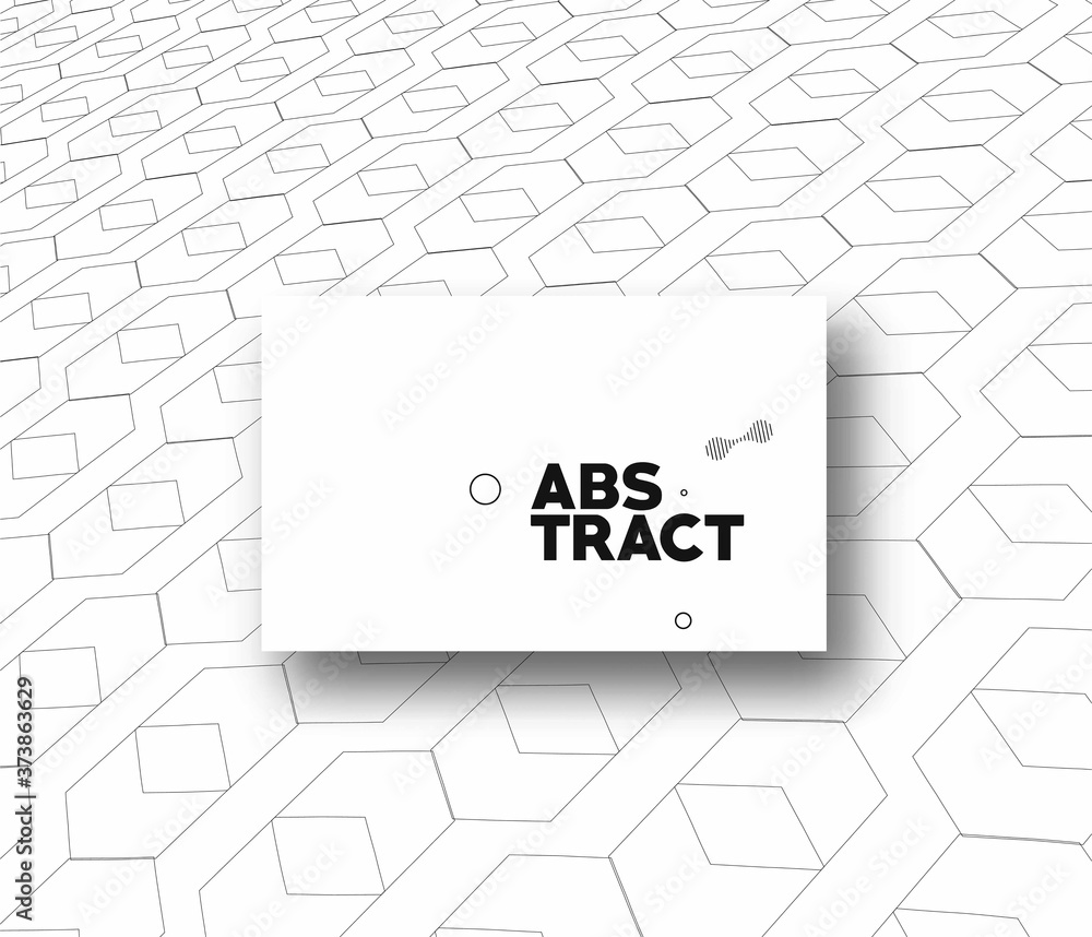 Wall mural abstract design with space of your text. vector illustration.
