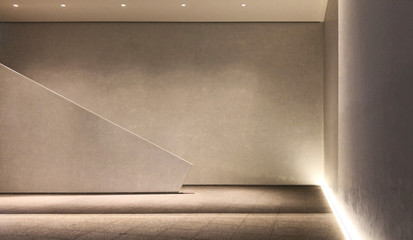 美術館のような広い空間