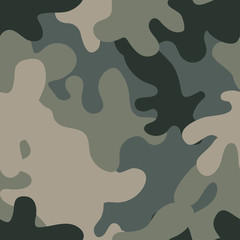 Vector illustration abstract background. Seamless camouflage pattern vector