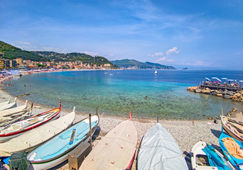 Liguria coast of the city of Noli