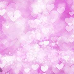 Valentine's day background, Abstract pastel and pattern with hearts. 
Template greeting card, invitation and advertising banner, brochure.