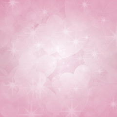 Valentine's day background, Abstract pastel and pattern with hearts. 
Template greeting card, invitation and advertising banner, brochure.