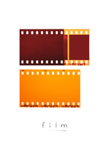 Fototapeta premium (35 mm.)Vintage film frame.With white space.film camera.