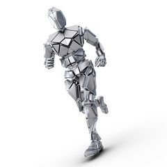 humanoider Roboter läuft