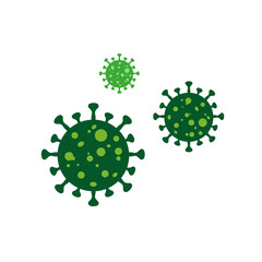 A virus that destroys the body's immunity and causes illness, which is the spread of the virus,Virus.Computer,microbiology concept. Disease germ, pathogen organism, infectious micro virology.