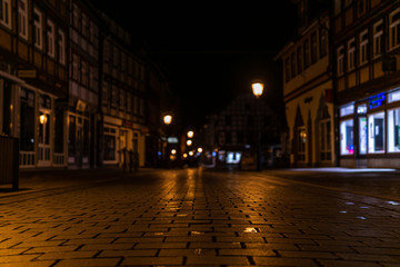 Fototapeta na wymiar Wernigerode in der Nacht