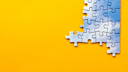 Business Teamwork Concept by  Puzzle Pieces