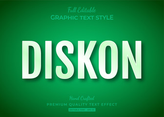 Discount Clean 3D Text Style Effect