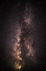 Fototapeta na wymiar Photo of the milky way. Photo of the night sky.