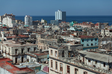 Roofs of Havana, Cuba