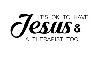 Christian faith, Typography for print or use as poster, card, flyer or T Shirt