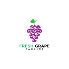 Grapes vector icon illustration design