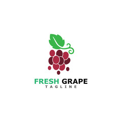 Grapes vector icon illustration design