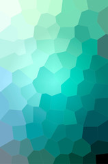 Fototapeta na wymiar Abstract illustration of blue, yellow and green Big Hexagon background